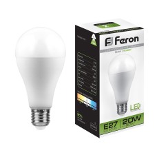 Лампа светодиодная Feron LB-98 Шар E27 20W 4000K 25788