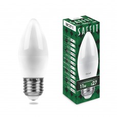 Лампа светодиодная SAFFIT SBC3711 Свеча E27 11W 230V 4000K 55135