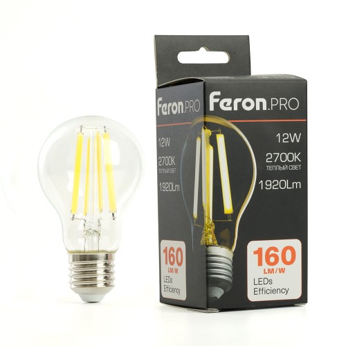 Лампа светодиодная Feron.PRO LB-1112 Шар E27 12W 175-265V 2700K 48895