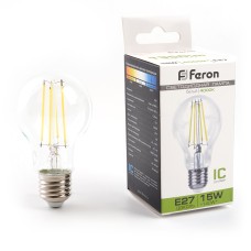 Лампа светодиодная Feron LB-615 Шар E27 15W 175-265V 4000K 38242