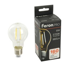 Лампа светодиодная Feron.PRO LB-1106 Шар E27 6W 175-265V 2700K 48889