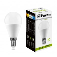 Лампа светодиодная Feron LB-750 Шарик E14 11W 175-265V 4000K 25947