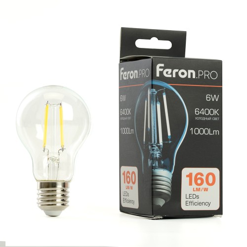 Лампа светодиодная Feron.PRO LB-1106 Шар E27 6W 175-265V 6400K 48891