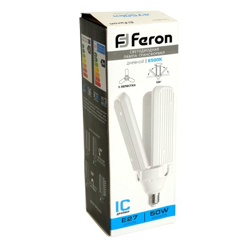 Лампа светодиодная Feron LB-653 E27 50W 175-265V 4000K 48771