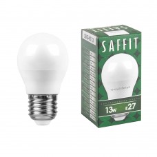 Лампа светодиодная SAFFIT SBG4513 Шарик E27 13W 230V 2700K 55160