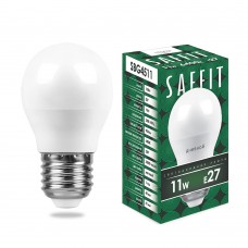 Лампа светодиодная SAFFIT SBG4511 Шарик E27 11W 230V 6400K 55141