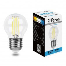 Лампа светодиодная Feron LB-509 Шарик E27 9W 230V 6400K 38224