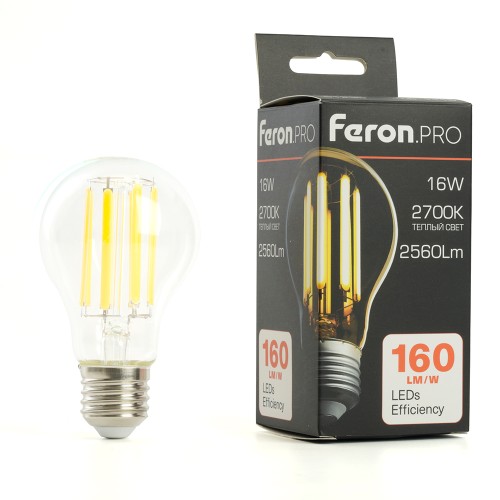 Лампа светодиодная Feron.PRO LB-1116 Шар E27 16W 175-265V 2700K 51235