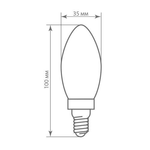 Лампа светодиодная диммируемая Feron LB-68 Свеча E14 5W 4000K 25652