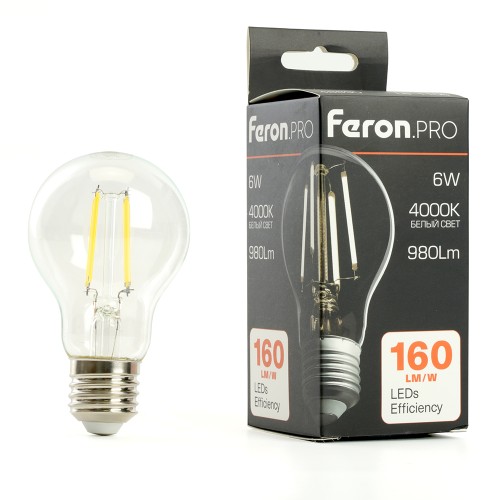 Лампа светодиодная Feron.PRO LB-1106 Шар E27 6W 175-265V 4000K 48890