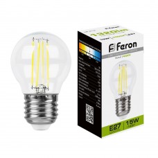 Лампа светодиодная Feron LB-515 Шарик E27 15W 230V 4000K 38253
