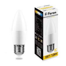Лампа светодиодная Feron LB-970 Свеча E27 13W 175-265V 2700K 38110