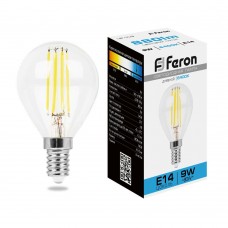 Лампа светодиодная Feron LB-509 Шарик E14 9W 230V 6400K 38223