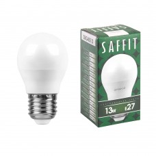 Лампа светодиодная SAFFIT SBG4513 Шарик E27 13W 230V 6400K 55162