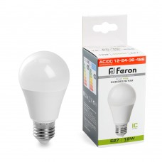 Лампа светодиодная низковольтная Feron LB-193 Шар E27 12W 12-48V 4000K 48729