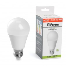 Лампа светодиодная низковольтная Feron LB-194 Шар E27 15W 12-48V 4000K 48730