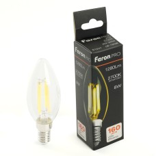 Лампа светодиодная Feron.PRO LB-1208 Свеча E14 8W 175-265V 2700K 51247