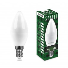 Лампа светодиодная SAFFIT SBC3709 Свеча E14 9W 230V 2700K 55078