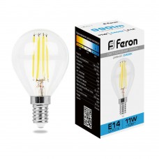 Лампа светодиодная Feron LB-511 Шарик E14 11W 230V 6400K 38225