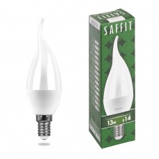 Лампа светодиодная SAFFIT SBC3713 Свеча на ветру E14 13W 230V 4000K 55165