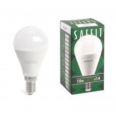 Лампа светодиодная SAFFIT SBG4515 Шарик E14 15W 230V 6400K 55211