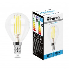 Лампа светодиодная Feron LB-515 Шарик E14 15W 230V 6400K 38251