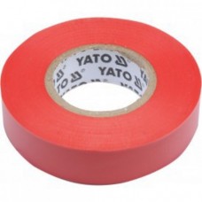 Изолента ПВХ красная 15мм х 20м х 0,13мм "Yato"