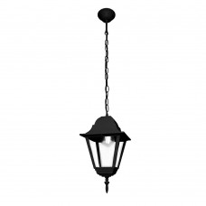 Светильник садово-парковый Feron 4205 четырехгранный на цепочке 100W E27 230V, черный