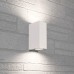 Светильник садово-парковый Feron DH051,на стену, 2*GU10 230V, белый 48328