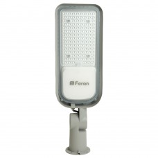 Светодиодный уличный консольный светильник Feron SP3060 100W 6400K 100-265V/50Hz, серый 48687
