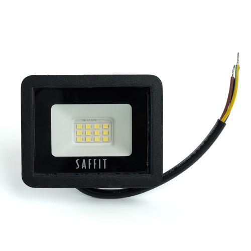 Светодиодный прожектор SAFFIT SFL90-10 IP65 10W 4000K черный 55074