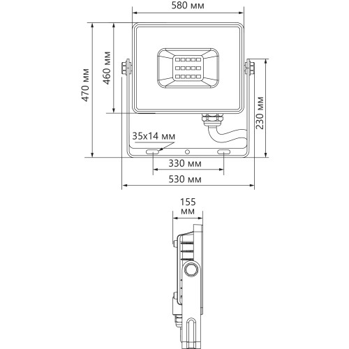 Светодиодный прожектор Feron LL-927 IP65 400W 6400K 41156