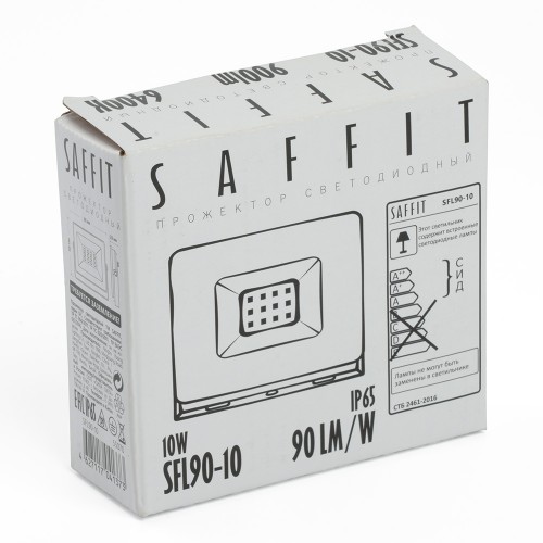 Светодиодный прожектор SAFFIT SFL90-10 IP65 10W 6400K белый 55070