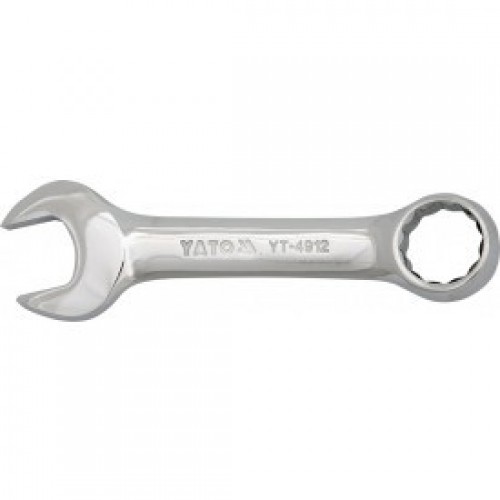 Ключ рожково-накидной короткий 16мм CrV "Yato"