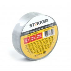 Изоляционная лента STEKKER INTP01319-10 0,13*19 10 м. серебро 39908