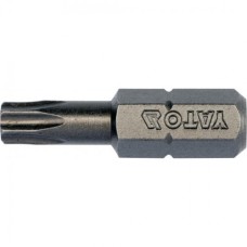 Бита TORX T25х25мм 1/4" (10шт) S2 HRC58-61 "Yato"