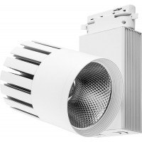 Светодиодный светильник Feron AL105 трековый однофазный на шинопровод 40W 4000K, 35 градусов, белый серия MarketBright Артикул 29695