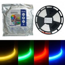 Светодиодная LED лента Feron LS551, 120SMD(4040)/м 14.4Вт/м 24V 5000*13*13мм RGB, IP68, неоновая