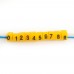 Набор кабель-маркеров "0-9" STEKKER для провода сеч. до 6мм2, желтый CBMR40-S1 (DIY упак 10 отрез. по 30 шт) 49394