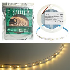 SST01 SAFFIT 60SMD(2835)/m 6Вт/м 12V 5000*8*1.22мм 3000K, IP20 Артикул 55237