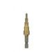 Сверло по металлу ступенчатое 4-12мм с хвостовиком HEX 1/4", HSS 4241 "H-D"