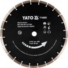 Круг алмазный 350x25,4мм (сегмент) "Yato"