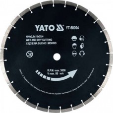 Круг алмазный 400x25,4мм (сегмент) "Yato"
