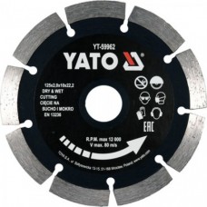 Круг алмазный 125x22.2x2.0мм (сегмент) "Yato"