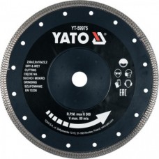 Круг алмазный для плитки 230x22.2x2.0мм "Yato"