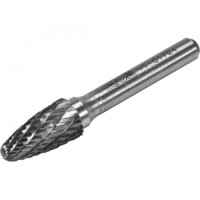 Шарошка металлическая коническая 10х18x58мм для обработки металла "H-D"