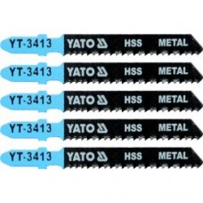 Полотна для электролобзика по металлу 50x75x1,0мм 12TPI (5шт) "Yato"