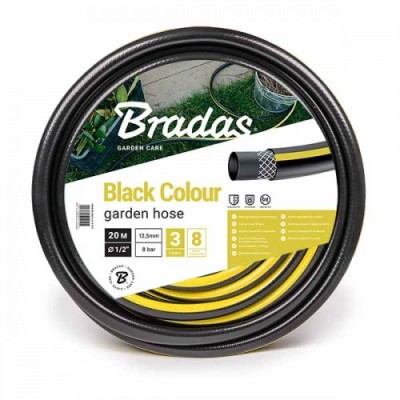 Шланг поливочный BLACK COLOUR 1" 50м "Bradas", Италия