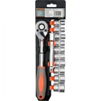 Набор инструмента (головки + трещотка 1/2") 12пр. "Sthor" Набор инструмента (головки + трещотка 1/2") 12пр. "Sthor"