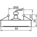 Светильник встраиваемый Feron DL208 MR16 G5.3 алюминий 18586